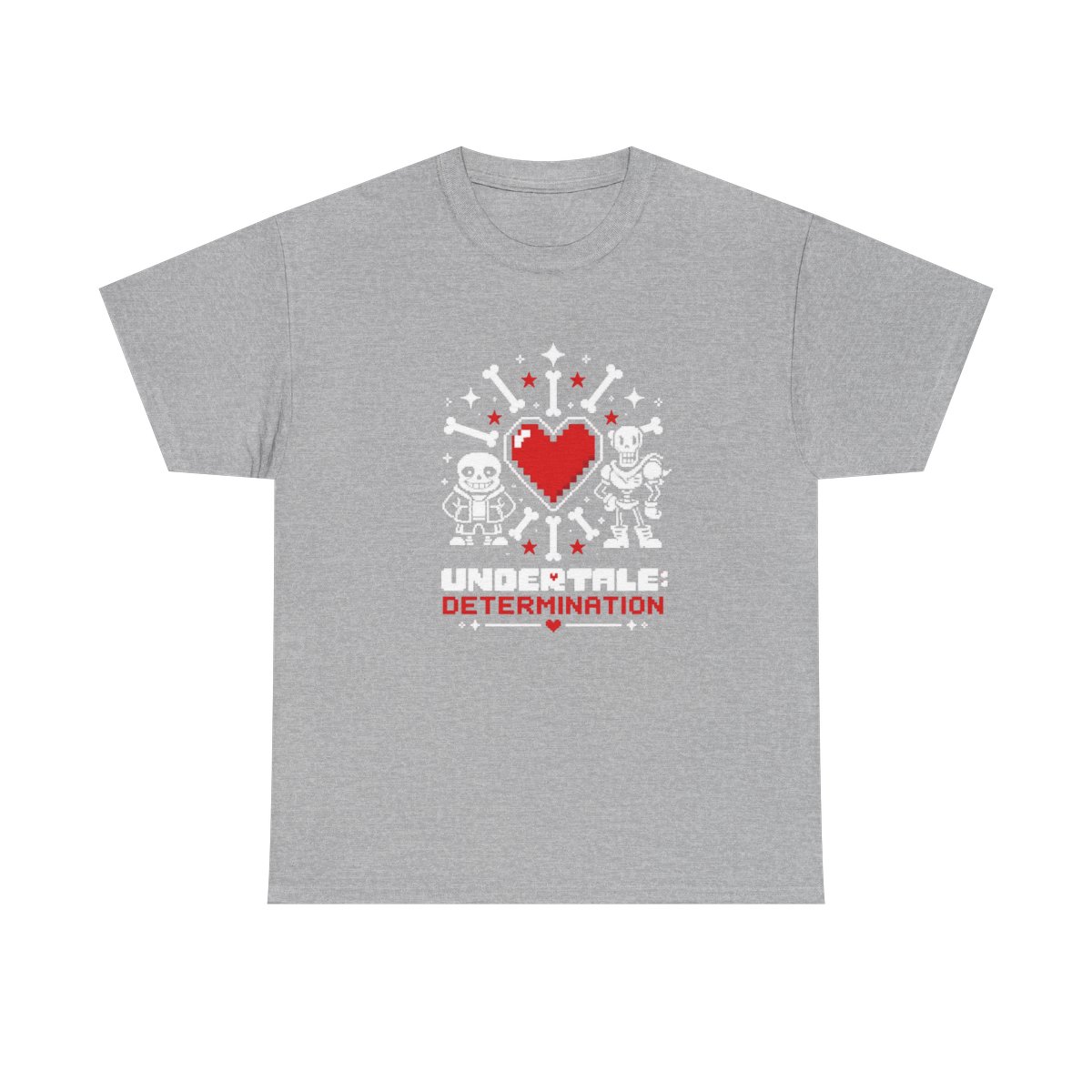 Undertale "Undertale: Determination" Unisex Tee - alternate angle 2, merchandise