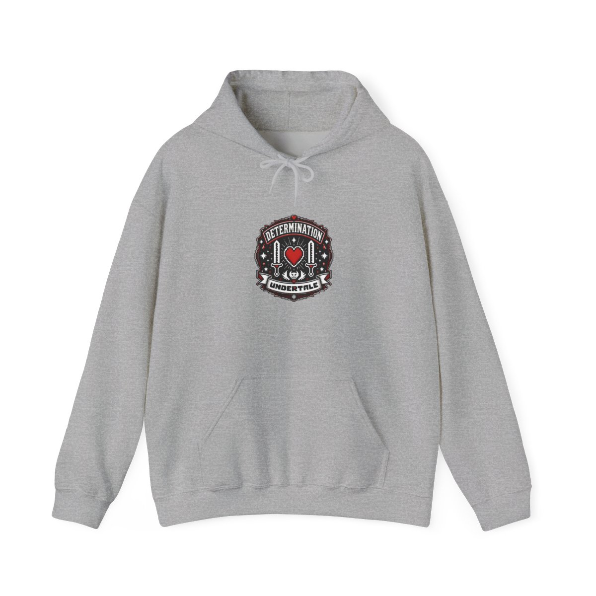Undertale "DETERMINATION" Hoodie - alternate angle 3, merchandise